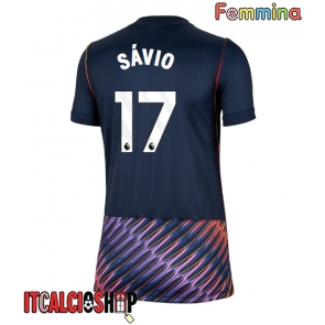 Tottenham Hotspur Savio #17 Seconda Maglia Femmina 2026-27 Manica Corta